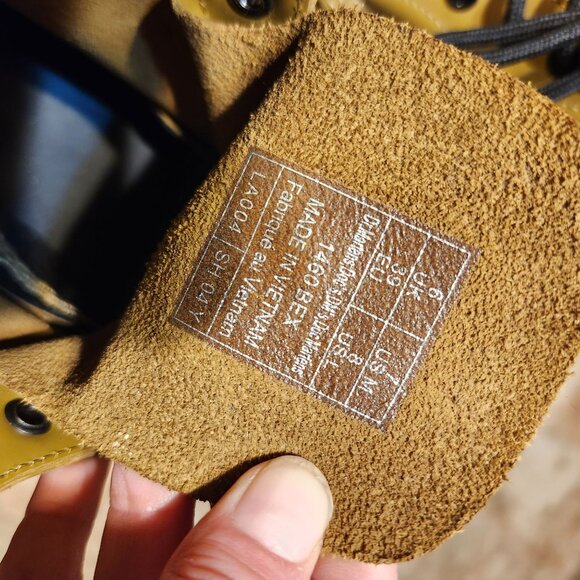 Dr. Martens Women's 8 Men's 7 Style 1460 Bex Antique OliveBoots Platform Lace Up - Picture 6 of 9